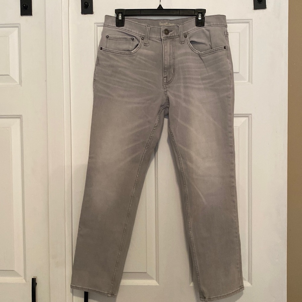 Gray jeans